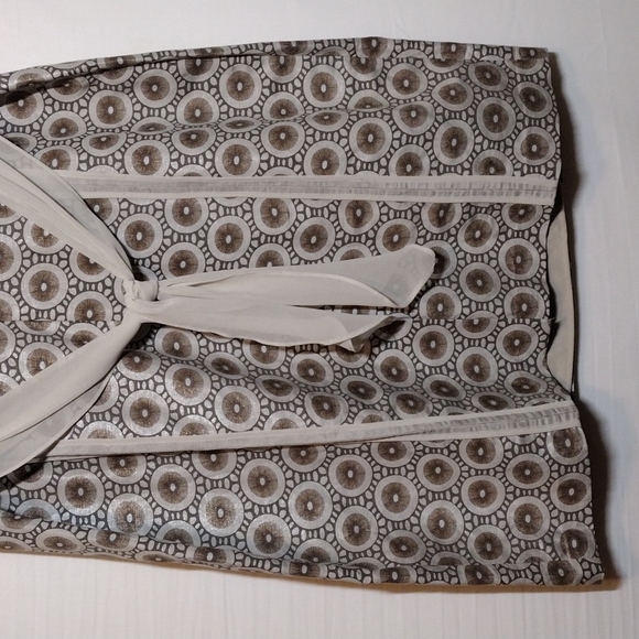 Isabel Toledo for NWT Lane Bryant Metallic Sleeveless Linen Blend Dress Sz 20 - Picture 7 of 9